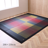 IKEHIKO Japanese-made rush grass rug, Kengamine Kakegawa weave
