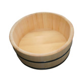 Sawara Foot Bath Tub - Barrel Type