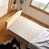 KAIBARA Bisyuu Hinoki Bed - Charcoal