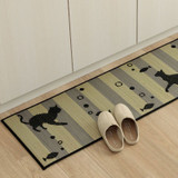 IKEHIKO Domestic Rush Igusa Kitchen Mat Nyakorun