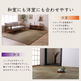 IKEHIKO DX Noah Backing Rush Rug/Carpet