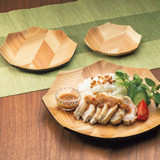 YOUBI Cedar arrow octagonal plate