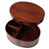 WAKACHO Magewappa Cover type oval Single tier bento box small Lacquer