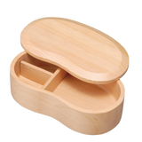 WAKACHO Magewappa Hollowed bean-shaped one-tier bento box NA