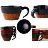 WAKACHO Wooden Stacking Cup Black