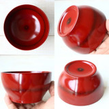 WAKACHO Wooden Modern Multi-use Bowl Red