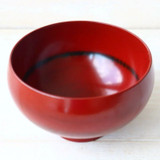 WAKACHO Wooden Soup Bowl Red