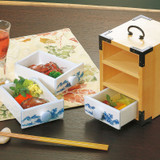 YOUBI Hinoki Three-tier bento (shiraki)