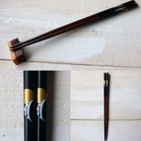 WAKACHO Wooden Chopsticks Moon Rabbit Black