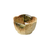 YOUBI Bellflower-shaped Iga Oribe tea cup