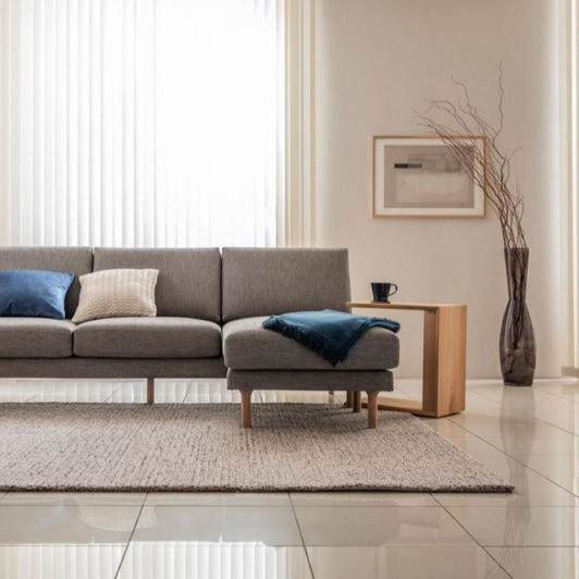 KARIMOKU UW90/91 Armless Chaise Sofa 