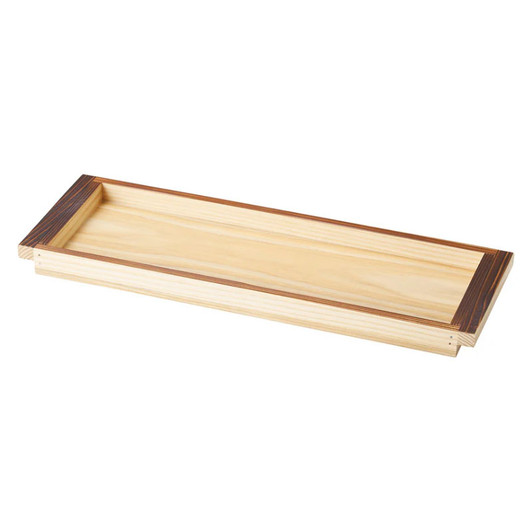 YOUBI Grilled cedar cooking tray slim