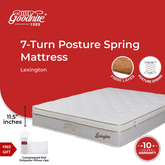 Goodnite Lexington 7 Turn Posture Spring Mattress