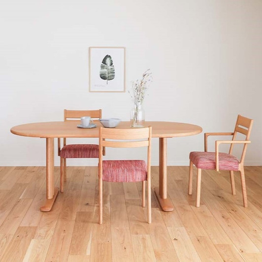 SHIRAKAWA NEO Oval Table with 2 Legs