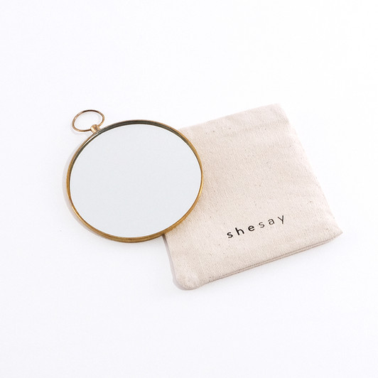 SHESAY BRASS Mirror Opera with Pouch