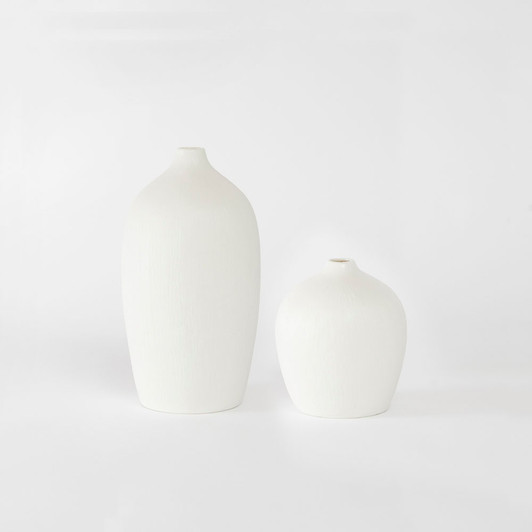 SHESAY Matte Porcelain Flower Vase Plumper