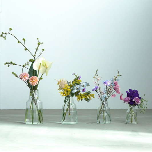 SHESAY Crown Recycled Glass Flower Vase