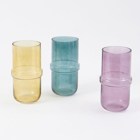 SHESAY Color Glass Flower Vase Node