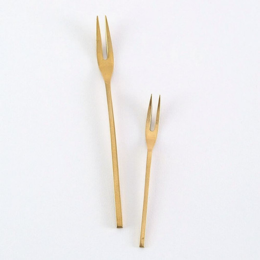 SHESAY Brass Fruit Fork