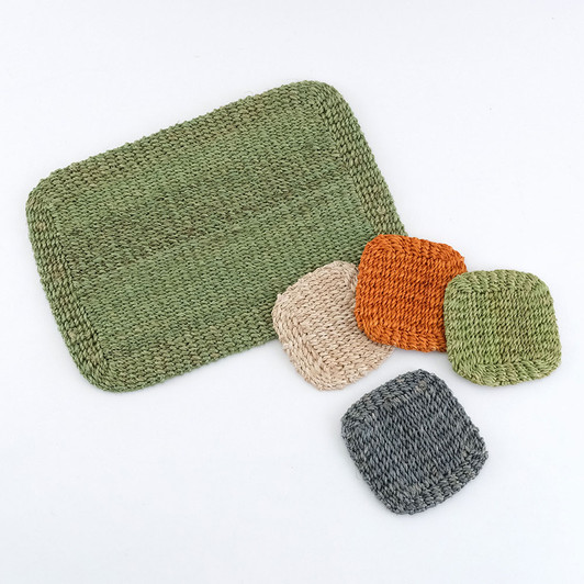 SHESAY Cool Hand-woven Abaca Placemat