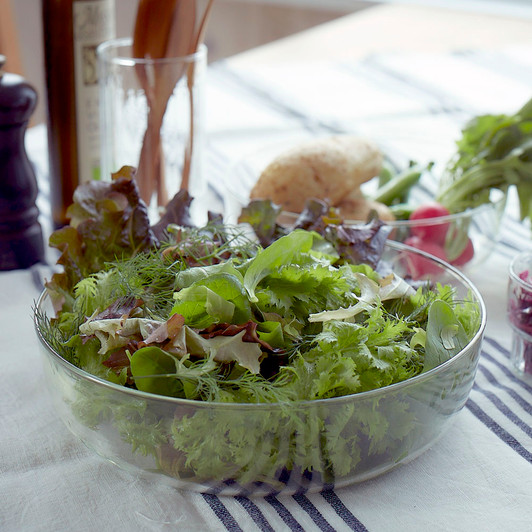 SHESAY Crown Glass Shallow Flat Bowl