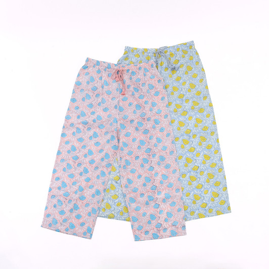 SHESAY Block Print Rosea Loungewear Pants
