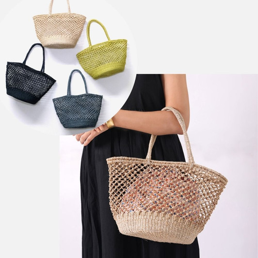SHESAY Abaca Openwork Bag