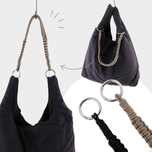 SHESAY Hand-knitted Cord Strap