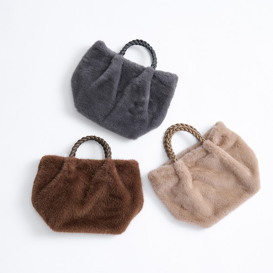 SHESAY Fur Tote Bag