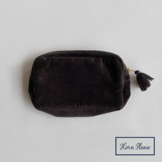 SHESAY Square Velvet Pouch Fuzz