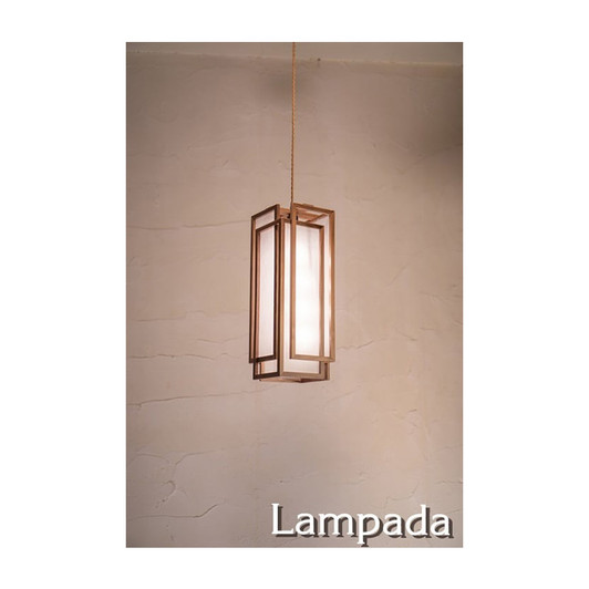 LAMPADA Shun shun-L Walnut Pendant Light AP866