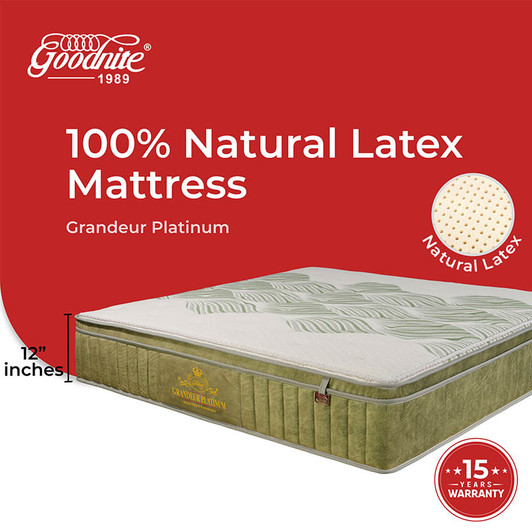 Goodnite Grandeur Platinum Natural Latex + Eco Foam Mattress