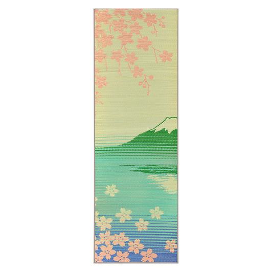 IKEHIKO Sakura Fuji Rush Tatami Yoga Mat