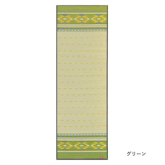 IKEHIKO D.Style Earth Green Rush Tatami Yoga Mat 