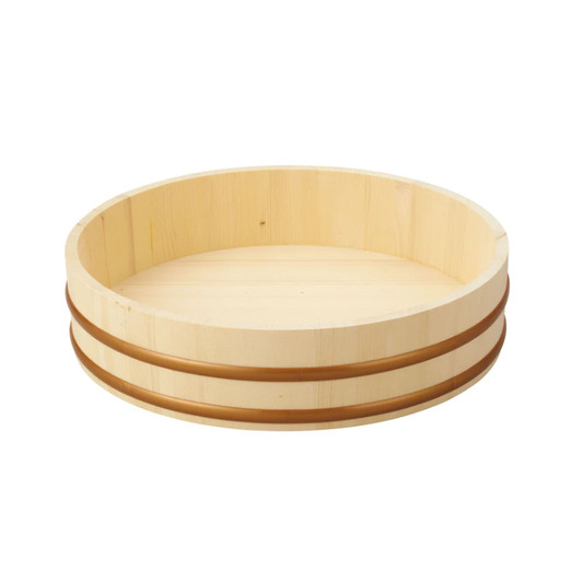 YOUBI Natural wood sushi tub (resin tag)