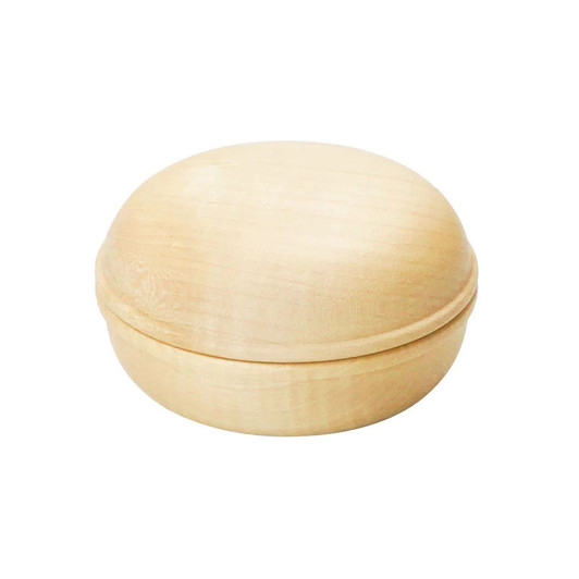 YOUBI Chestnut macaron-shaped with lid