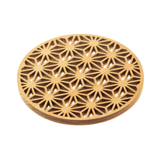 YOUBI Hinoki coaster Hemp leaf