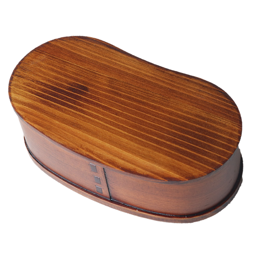 WAKACHO Magewappa bento box Bean-shaped one-tier Lacquer medium