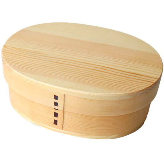 WAKACHO Magewappa Wooden large size one-tier bento box Natural