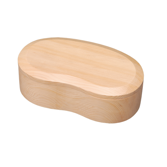 WAKACHO Magewappa Hollowed bean-shaped one-tier bento box NA