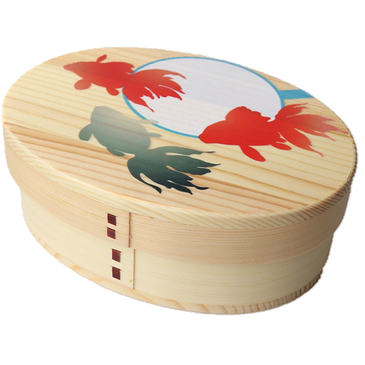 WAKACHO Magewappa Goldfish bento box 