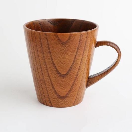 WAKACHO Wooden Tall Tea Cup Laquer