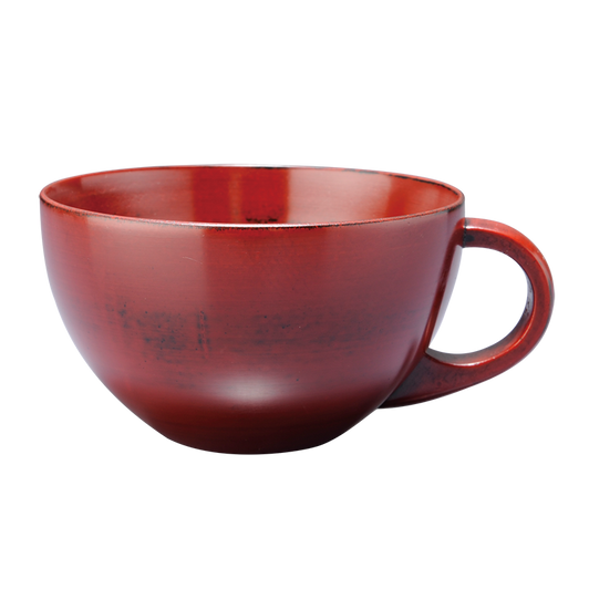 WAKACHO Wooden Soup Cup Bowl Large Red