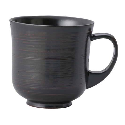 WAKACHO Wooden Brushed Mug Black