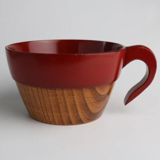 WAKACHO Wooden Stacking Cup Red