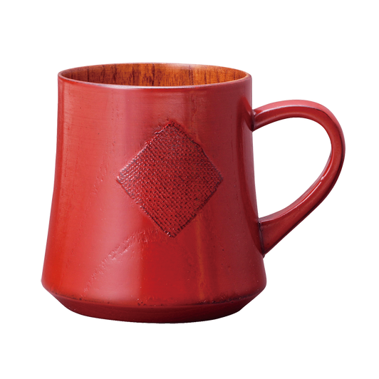 WAKACHO Wooden Relaxing Mug Red