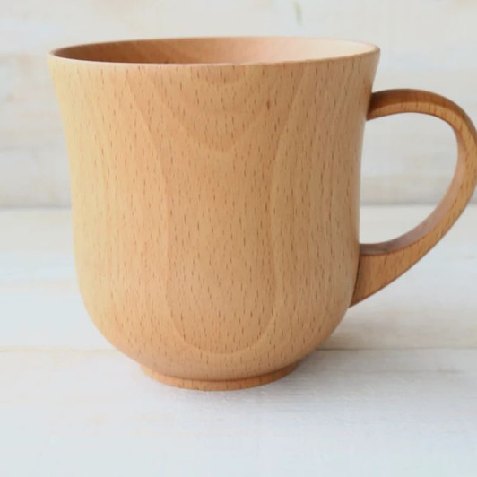 WAKACHO Wooden Handled Mug Natural