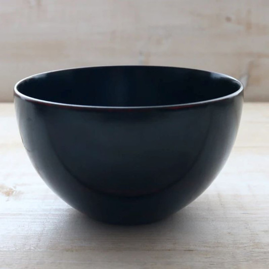 WAKACHO Wooden Donburi Bowl Black