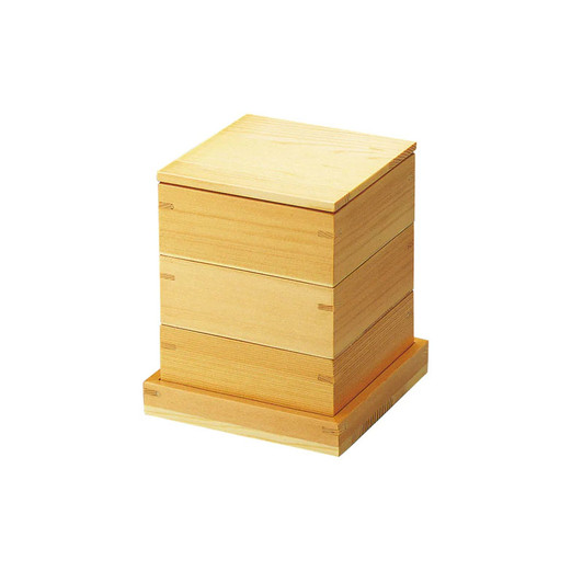 YOUBI Kiwami square Three-tier bento