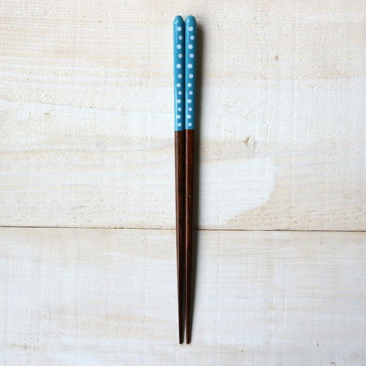 WAKACHO Wooden Chopsticks Polka Dots Sky